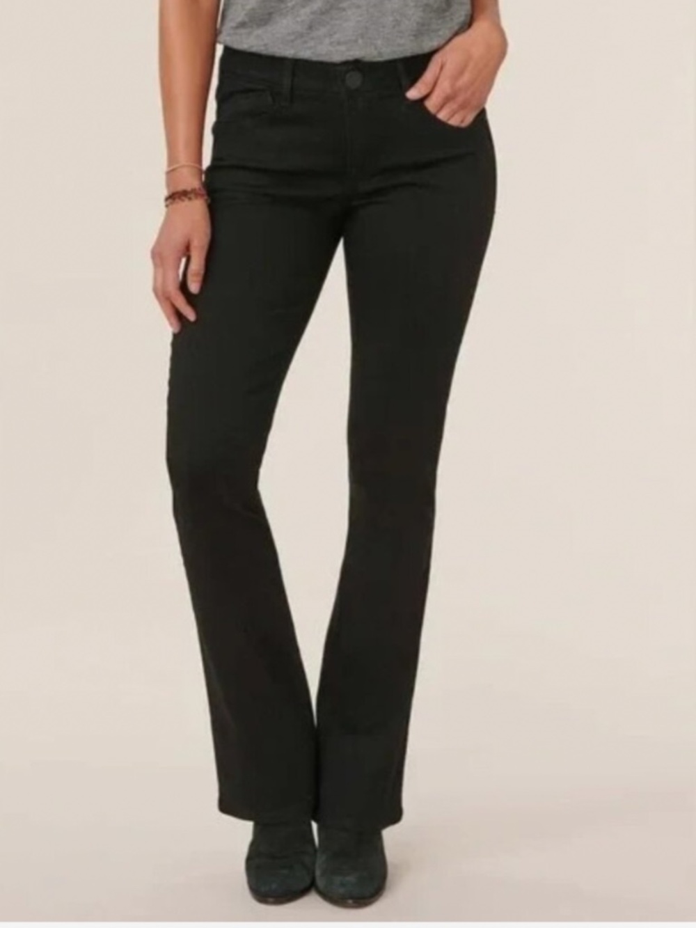democracy black itty bitty boot jeans